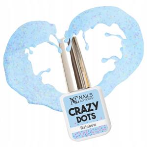 Гибридный лак для ногтей NC Nails Crazy Dots Rainbow
