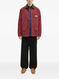 Джинсовая рубашка в клетку Human Made, красный