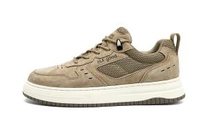 HLA Дышащие мужские скейтерские кеды низкие коричневые, цвет Brown