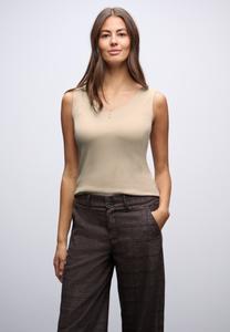 Топ Street One MIT KNOPFDETAIL, Beige/Taupe