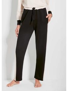 Спортивные брюки GOLDNER, черный/бежевый