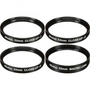 Фильтр Nisha 52mm Close-Up Lens Set (+1, +2, +4, Macro) CU4-52