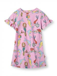 Платье Meerjungfrauen und Delfine Småfolk, цвет rosa/bunt