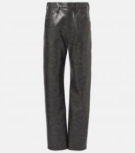 Брюки Келли с высокой талией Agolde, Smoke