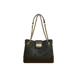 PAYOT Синтетическая кожаная наплечная сумка под мышку Regular Women's Black/Brown