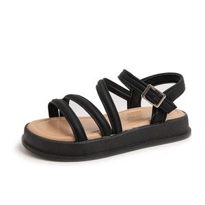 Сандалии детские, нескользящие, износостойкие, дышащие RHOBESAM, черный