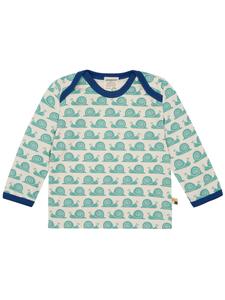 Рубашка loud + proud Schnecken, изумрудный