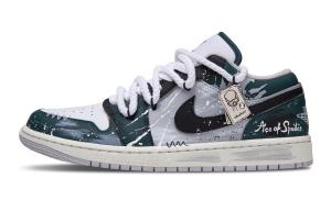 Jordan Баскетбольные кроссовки Air 1 Magic Ace Low Top Vintage, унисекс, оливково-зеленые