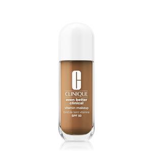 Тональный крем для лица even better clinical vitamin makeup spf 50 Clinique, medium deep warm 3, объем 30 мл