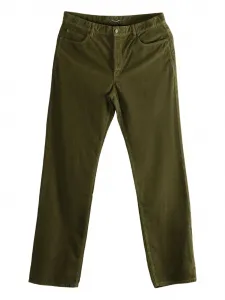 Вельветовые джинсы Saint Laurent, зеленый