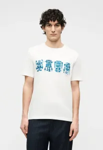 Футболка с принтом роботов Ps Paul Smith, White