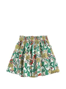 Травянистая юбка-миди Bobo Choses, белый