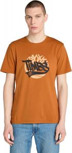 Мужская футболка Timberland Men's Brand Carrier Front Graphic, Leather Brown