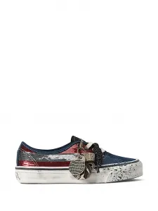 Кеды Premium Authentic в полоску Vans, синий
