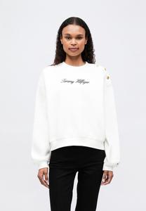 Толстовка Tommy Hilfiger SCRIPT, Ecru/Off-White