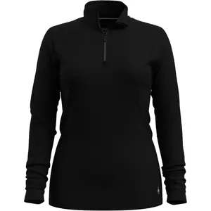 Классическая всесезонная базовая флисовая водолазка из мериносовой шерсти Smartwool, Black