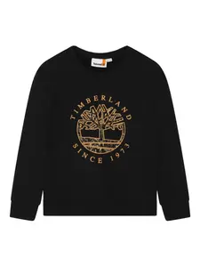 Толстовка с логотипом Timberland Kids, черный