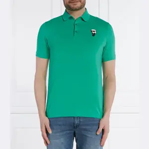 Рубашка поло стандартного кроя Karl Lagerfeld, зеленый
