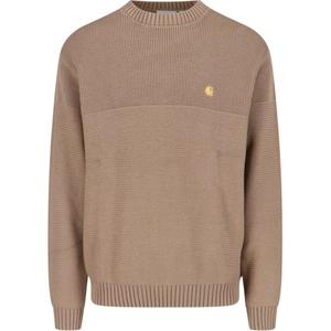 Джемпер с вышитым логотипом chane Carhartt WIP, Taupe