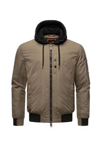 Бомбер Hoobo STONE HARBOUR, цвет Stone Brown