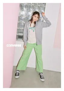 CONVERSE/(W) Футболка с укороченным рукавом и закругленным низом