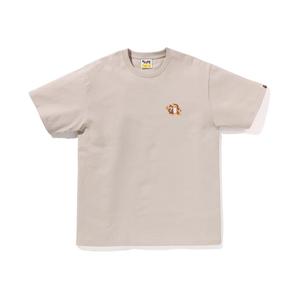 Футболка с вышивкой A BATHING APE, желтый
