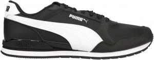 Мужские кроссовки PUMA ST Runner V3 Nylon с шнуровкой, повседневные- черные