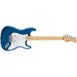 Гитара Fender Standard Stratocaster HSS, гриф из клена, белый пластиковый накладной щит, цвет Аквамариновый металлик