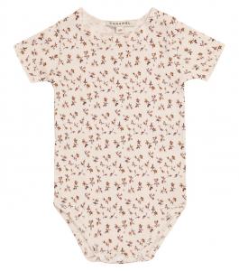 Хлопковый боди Baby Viperfish Caramel, Brown Ditsy Floral