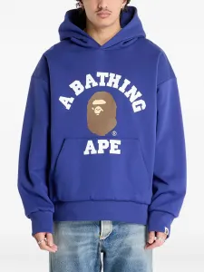 Худи с логотипом A BATHING APE, синий