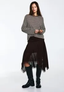 Футболка с длинными рукавами реглан Pull&Bear, Brown