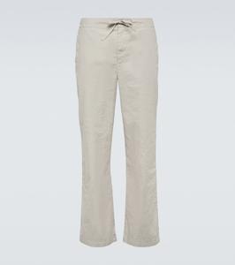 Прямые брюки mendes из смесового льна Frescobol Carioca, зеленый