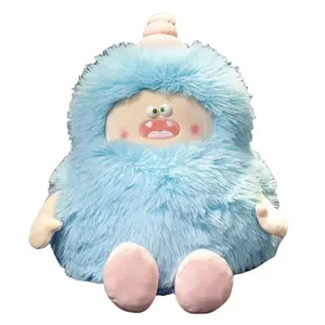 Bitter purchase Причудливая длинноволосая милая кукла с красными глазами, плюшевая кукла, высота 50 см