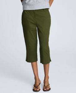 Женские брюки-топы со средней посадкой Kenneth Cole, Dark Camo Green