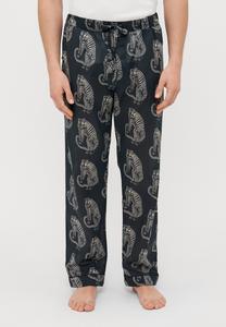 Пижамные брюки Desmond & Dempsey MENS PYJAMA TROUSERS, Black/Cream/Black