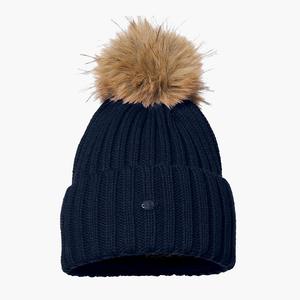 Шапка Goldbergh Una с помпоном из искусственного меха (женская), French Blue 2