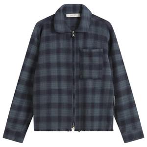 Рубашка-Накидка в клетку на молнии About:Blank, черный