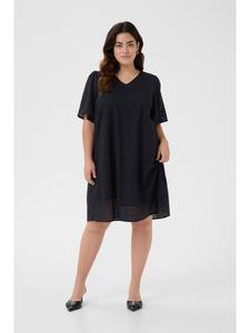 Платье до колена KAFFE curve, глубокий черный