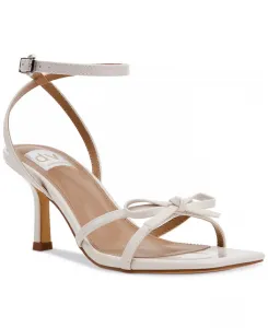 Сандалии на каблуке Zidane Bow с ремешком на щиколотке DV Dolce Vita, слоновая кость/кремовый