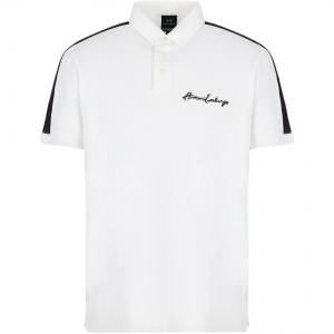 Футболка-поло AE мужская ARMANI EXCHANGE, белый