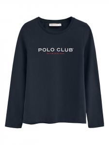 Polo Club Футболка с длинными рукавами темно-синего цвета