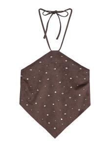 Топ Bershka, шоколадный