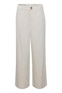 Широкие брюки со складками спереди b.young Johanna, Mottled White