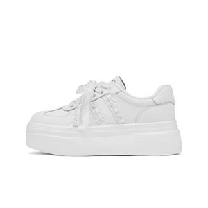 Hotwind Износостойкие низкие кроссовки для скейтбординга, женские, белые