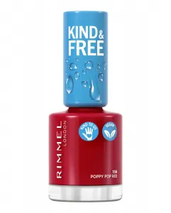Лак для ногтей Kind & Free Rimmel, 156 Poppy Pop Red