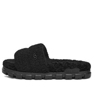 Тапочки cozetta curly slide 'black' Ugg, черный