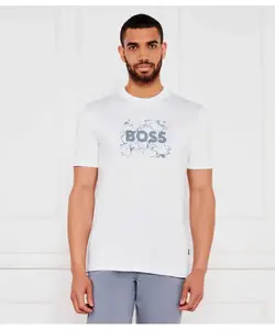 Футболка te_logospace Regular fit Boss Orange, белый