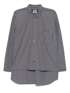 Рубашка в клетку Black Comme Des Garçons, черный