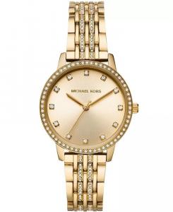 Женские часы Melissa с золотистым браслетом из нержавеющей стали, 35 мм Michael Kors, золото