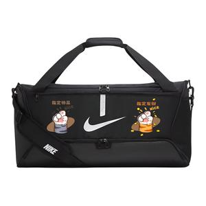 Nike Полиэстеровый узорчатый принтованный рюкзак унисекс черный